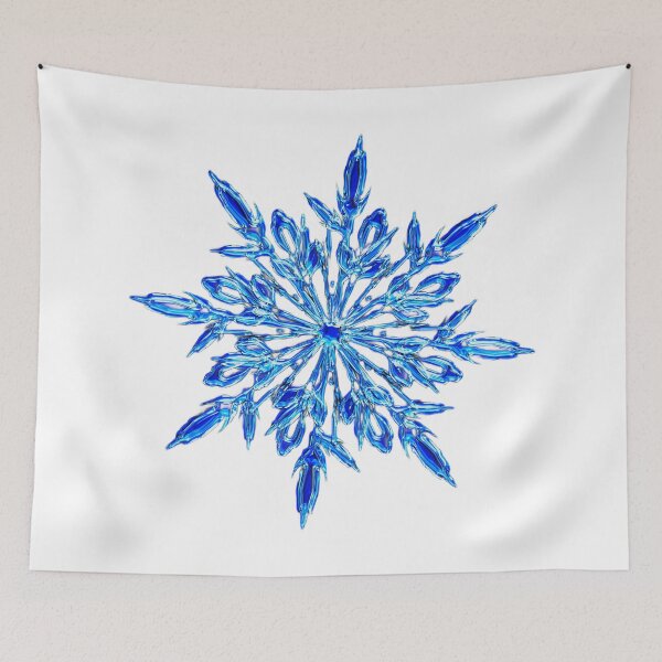 Item preview, Blue Snowflake, Crystal Patterns design designed and sold by Dven-Clothes.