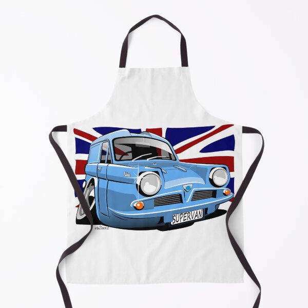 Item preview, Reliant Regal Supervan caricature blue designed and sold by car2oonz.