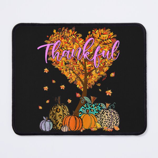 Item preview, happy thanksgiving day autumn fall thankful pumpkin leopard designed and sold by OSTONSHOP.