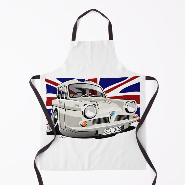 Item preview, Reliant Regal 3/30 saloon caricature white designed and sold by car2oonz.