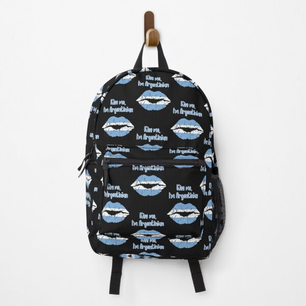 Item preview, Kiss me, I'm Argentinian (Lips with flag of Argentina) designed and sold by JoyOfHopeStore.