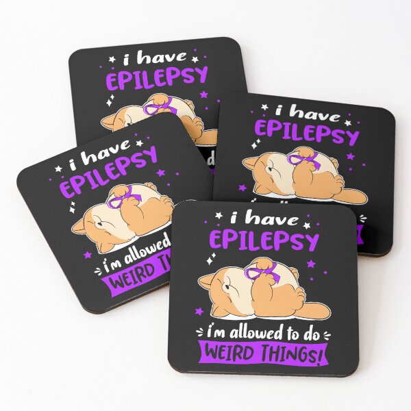 Item preview, Epilepsy Awareness Funny I have Epilepsy i'm allowed to do Weird Things! designed and sold by JanetShop809.