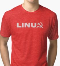 Communist Linux Tee Tri-blend T-Shirt