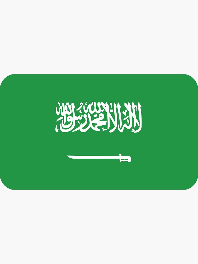 "Saudi Arabia Flag Sticker" Sticker for Sale by Daymand Redbubble