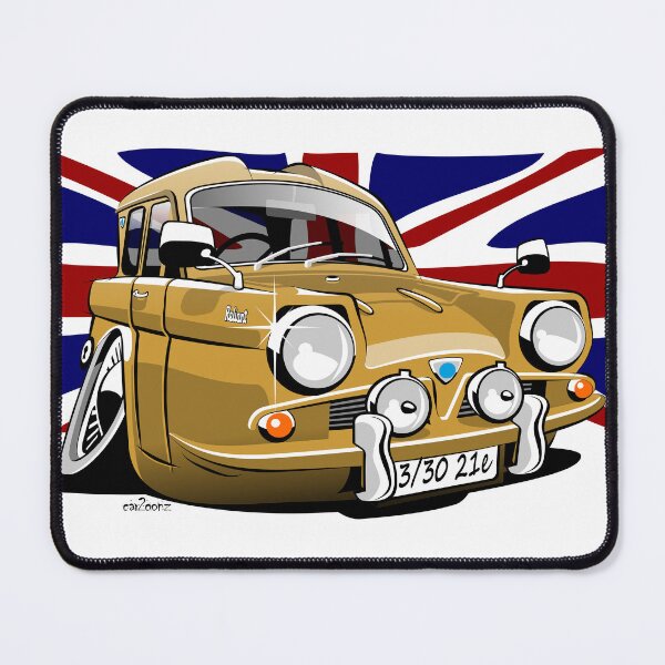 Item preview, Reliant Regal 3/30 saloon caricature gold 21e designed and sold by car2oonz.