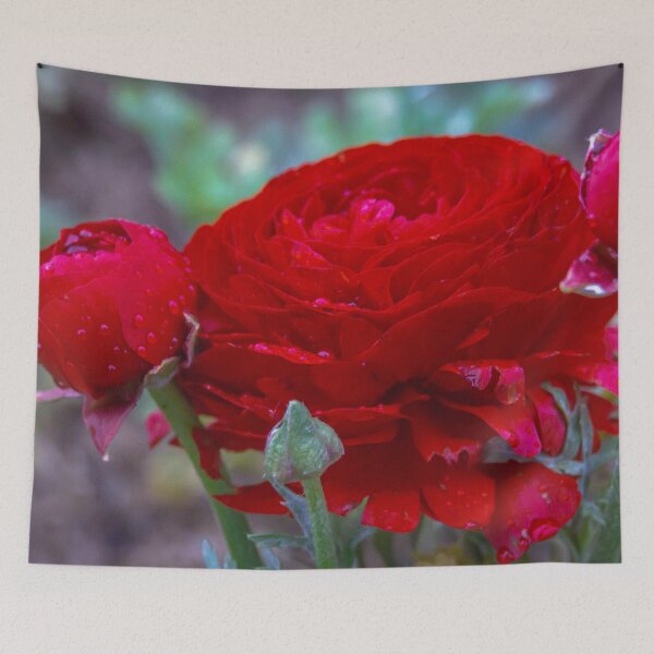 Item preview, Early Springtime Red Blossoming Flowers designed and sold by Steven Jodoin.