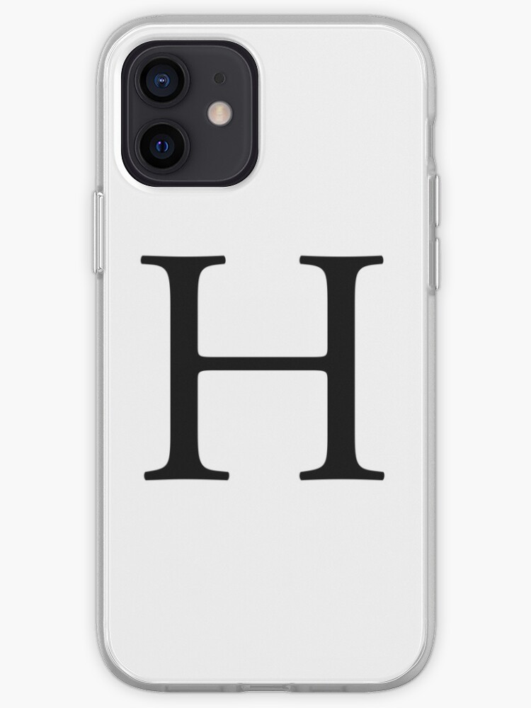 Coque Iphone H Alphabet Lettre Hotel Henry A A Z 8e Lettre De L Alphabet Initiale Nom Lettres Etiquette Surnom Par Tomsredbubble Redbubble