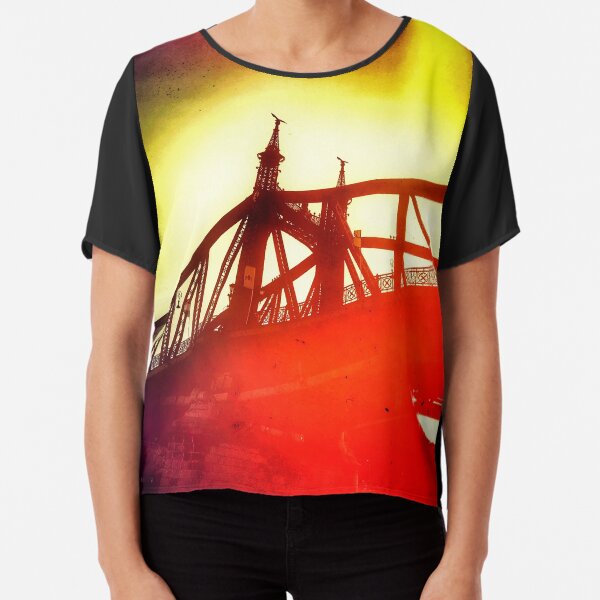 Wake Up Positive Today. Join the Happiness Movement Chiffon Top