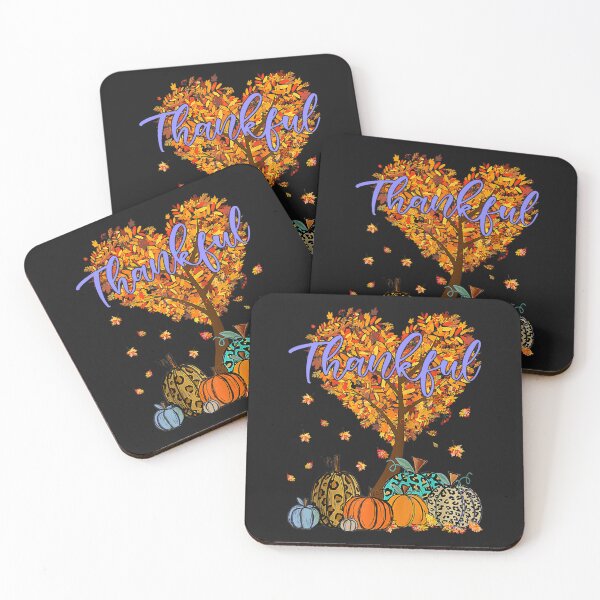 Item preview, happy thanksgiving day autumn fall thankful pumpkin leopard designed and sold by OSTONSHOP.