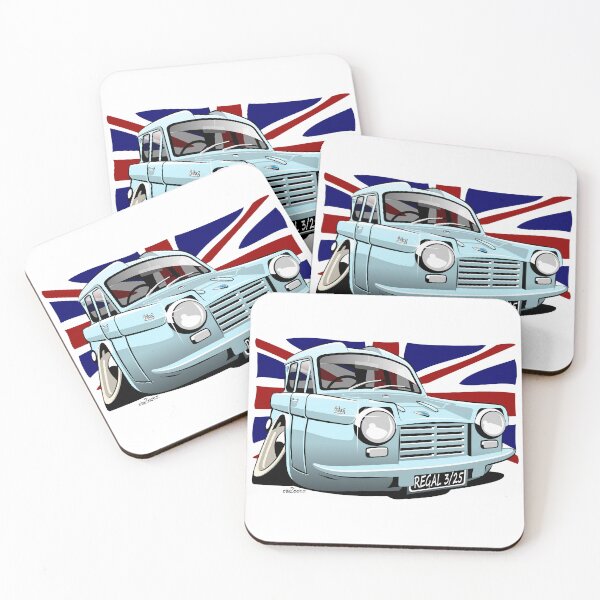 Item preview, Reliant Regal 3/25 saloon caricature blue designed and sold by car2oonz.