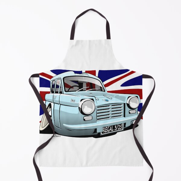 Item preview, Reliant Regal 3/25 saloon caricature blue designed and sold by car2oonz.