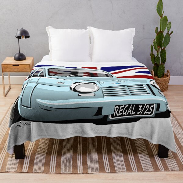 Item preview, Reliant Regal 3/25 saloon caricature blue designed and sold by car2oonz.
