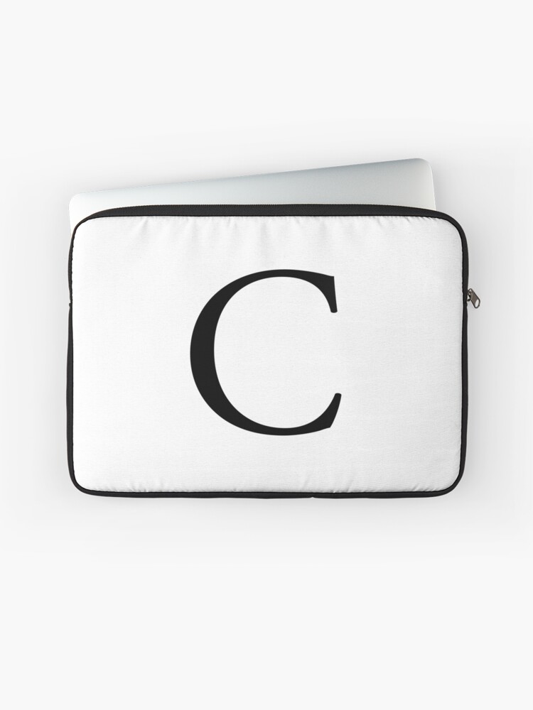 C Alphabet Buchstabe Cee Charlie Chicago Caitlin A Bis Z 3 Buchstabe Des Alphabets Initiale Name Buchstaben Tag Spitzname Laptoptasche Von Tomsredbubble Redbubble