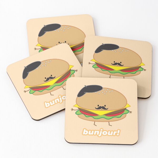 Item preview, Bunjour! Burger | by queenie's cards designed and sold by queeniescards.