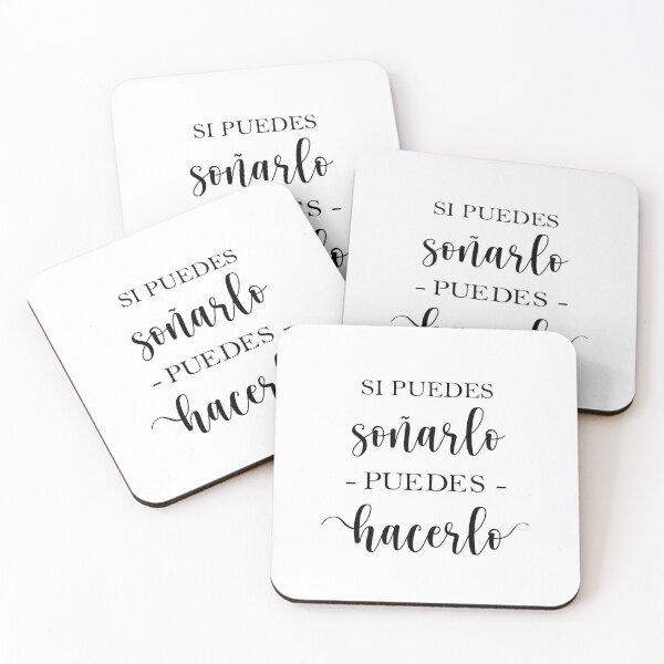 Item preview, Si puedes soñarlo puedes hacerlo, Spanish Quote designed and sold by Aryam Quotes.