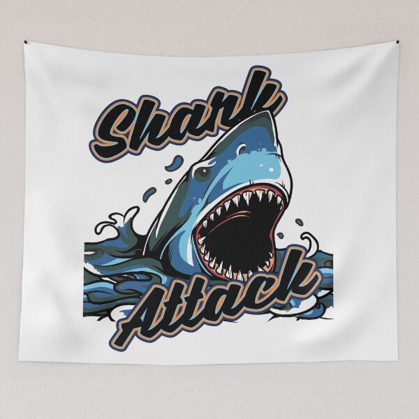 Item preview, Shark Attack designed and sold by Sunnyhova.