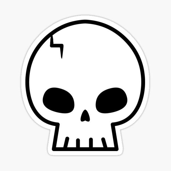Skull Sticker