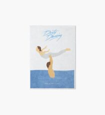 Dirty Dancing Alternative Minimalist Movie Poster Art Board