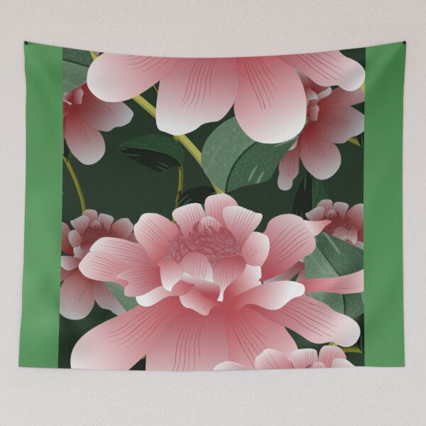 Item preview, Hawaiian Look White Green Peach designed and sold by starfishstuff.