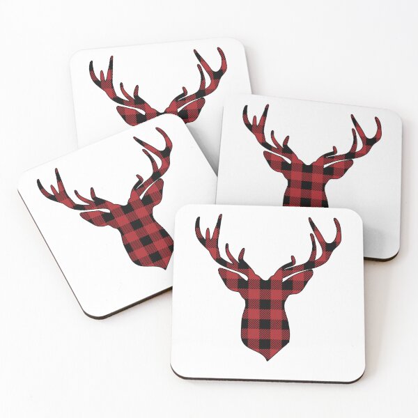 Item preview, Plaid Deer Head designed and sold by zibziby.