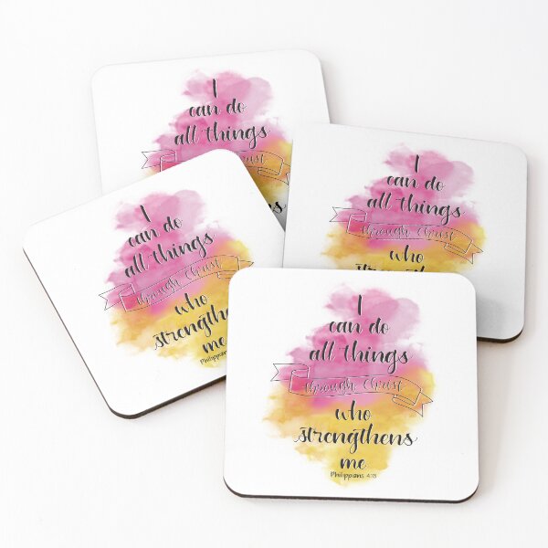 Item preview, I can do all things through Christ designed and sold by ThatArtsyMama.