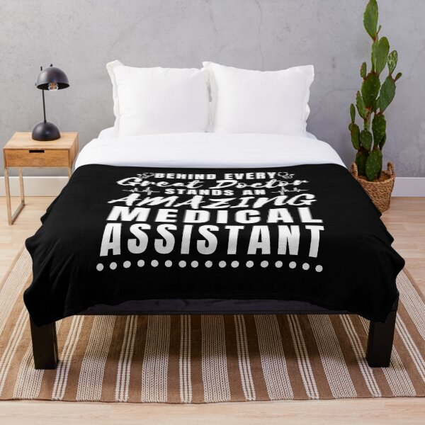 Item preview, Behind every great doctor stands an amazing medical assistant , cute quote designed and sold by Thecitiesstore.