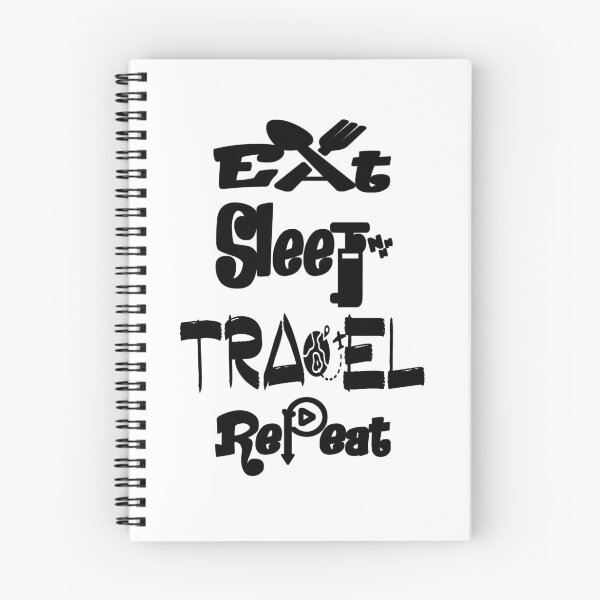 Item preview, Eat sleep travel repeat,v555.  designed and sold by Chakilogy.