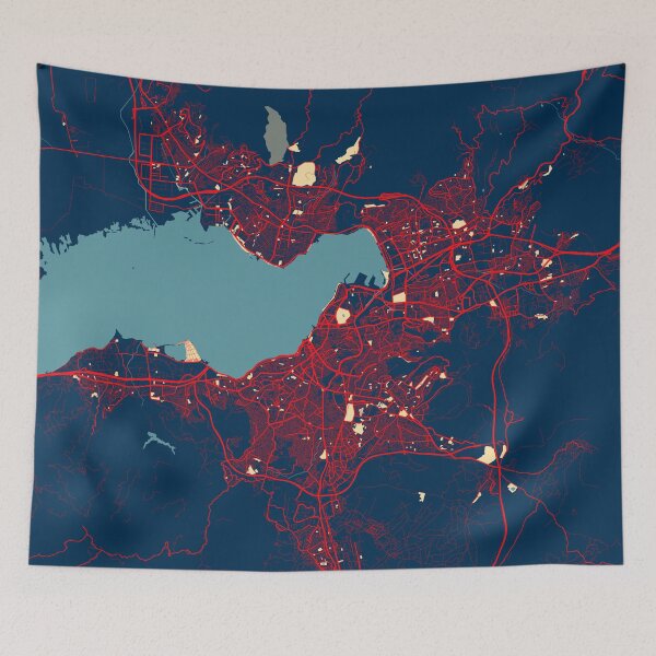 Item preview, Izmir City Map of Turkey - Hope designed and sold by deMAP.