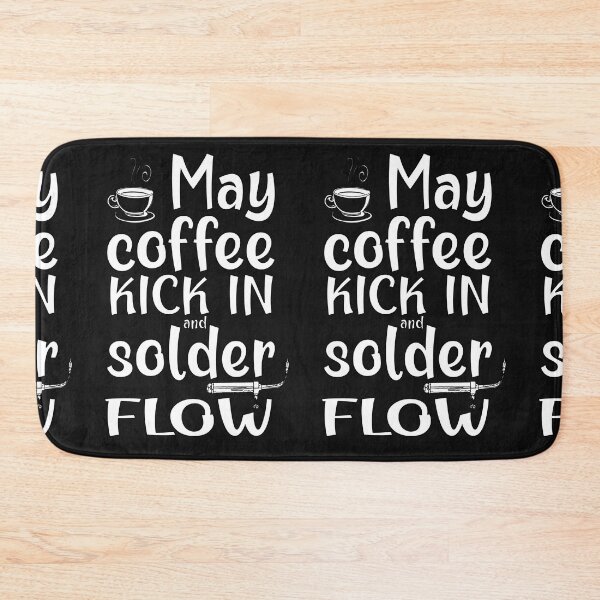 Item preview, May coffee kick in and solder flow metalsmith meme torch jewelry soldering designed and sold by MetalicBabe.