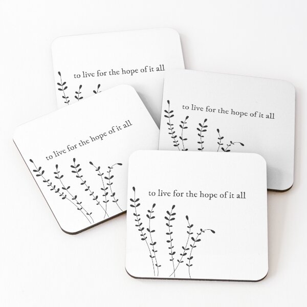 Item preview, To live for the hope of it all designed and sold by lilacskiesshop.