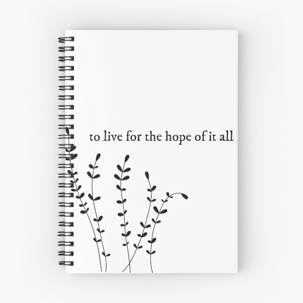 Item preview, To live for the hope of it all designed and sold by lilacskiesshop.