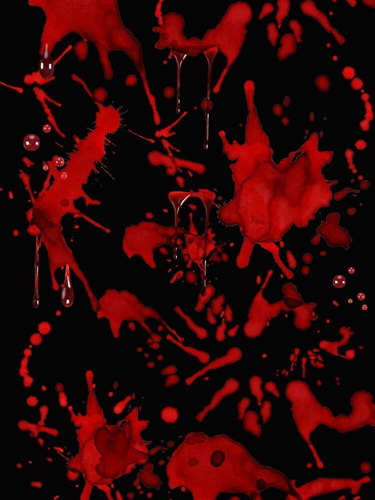 Thumbnail 4 of 4, iPhone Case, Blood Splatter designed and sold by Slinky-Reebs.