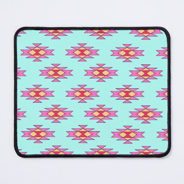 Item preview, Pink & Blue Aztec  designed and sold by ArtbyAdriane.