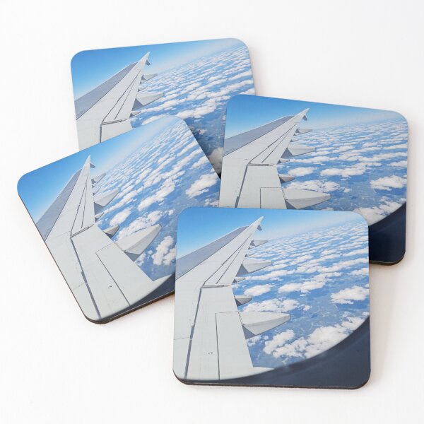 Item preview, Airplane Window View Blue Sky White Clouds designed and sold by Brasilia.