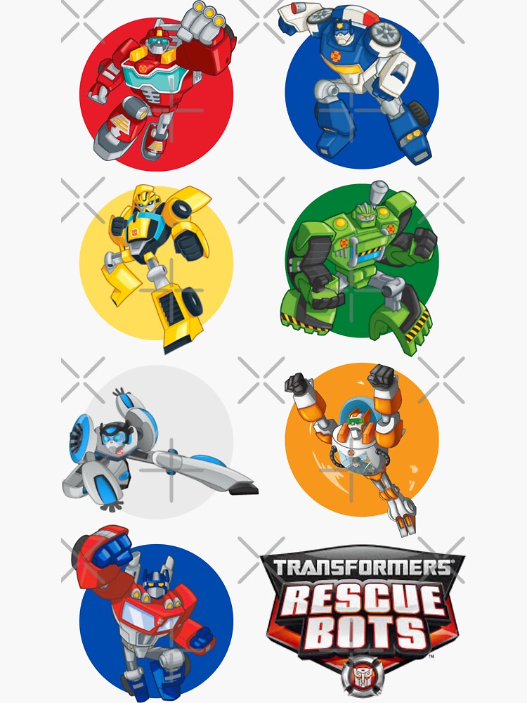 Printable Transformers Rescue Bots Birthday Water Bottle Labels 