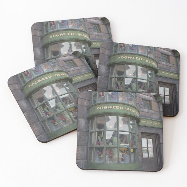Item preview, Dogweed and Deathcap Diagon Alley Photography - Green Enchanted Architecture designed and sold by Lucidesigns.