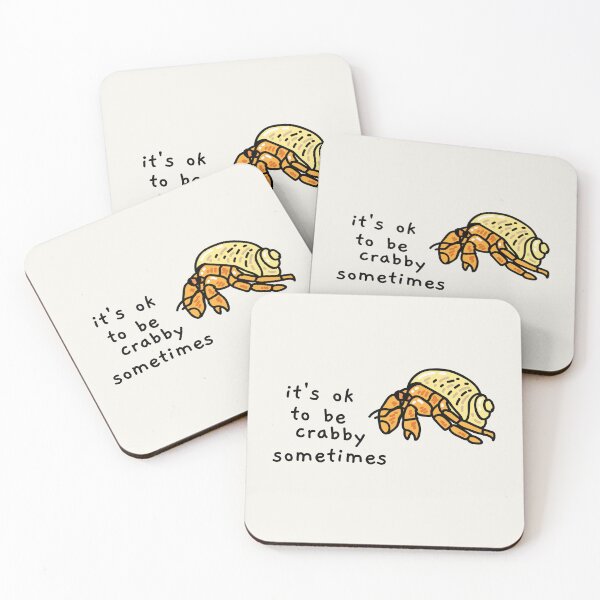 Item preview, it's ok to be crabby sometimes designed and sold by AprilCreations.