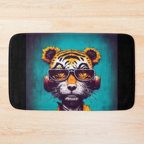 Item preview, Cool Punk Rock Pop Graffiti Tiger Animal designed and sold by TheWildFlix.
