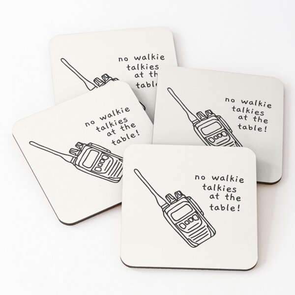 Item preview, no walkie talkies at the table! designed and sold by AprilCreations.