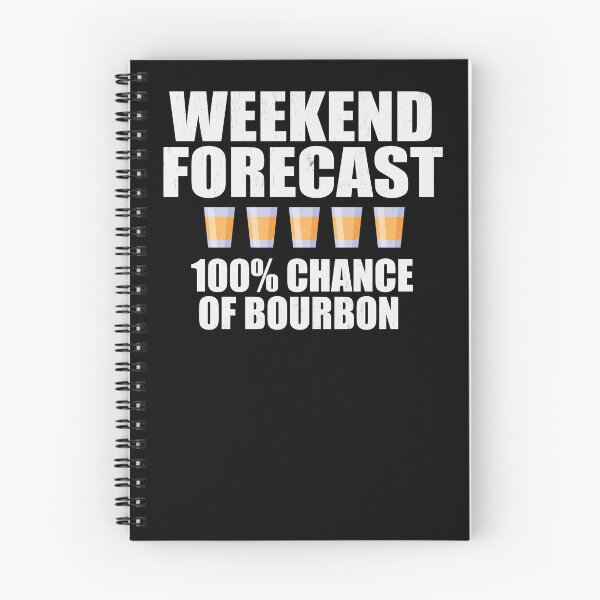 Item preview, Weekend Forecast is Bourbon Distressed designed and sold by RoguePixel.
