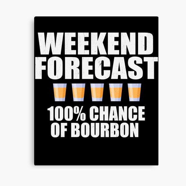 Item preview, Weekend Forecast is Bourbon Distressed designed and sold by RoguePixel.