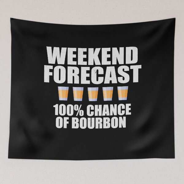 Item preview, Weekend Forecast is Bourbon Distressed designed and sold by RoguePixel.