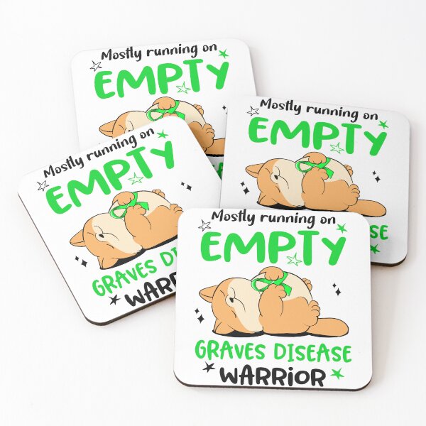 Item preview, Mostly running on Empty Graves Disease Warrior designed and sold by ElizabethS809.
