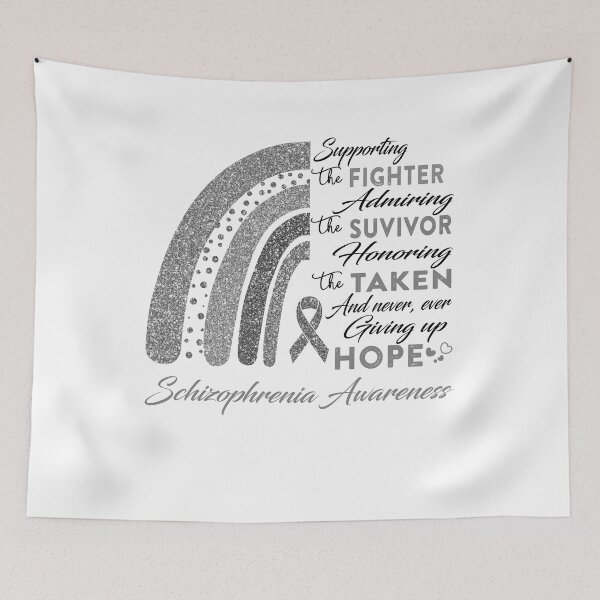 Item preview, Schizophrenia Warrior Supporting Fighter  Awareness designed and sold by Gillosina.