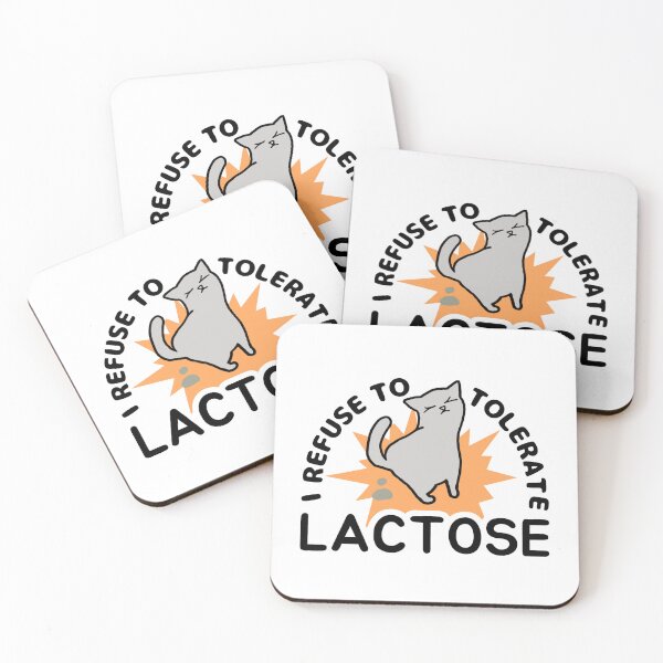Item preview, I Refuse To Tolerate Lactose - Funny Cat Poo designed and sold by ViewerEqualsPhoton.