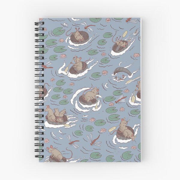 Item preview, Coracle race - mice in lilies designed and sold by tanaudel.