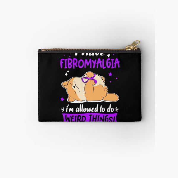 Item preview, Fibromyalgia Awareness Funny I have Fibromyalgia i'm allowed to do Weird Things! designed and sold by JanetShop809.