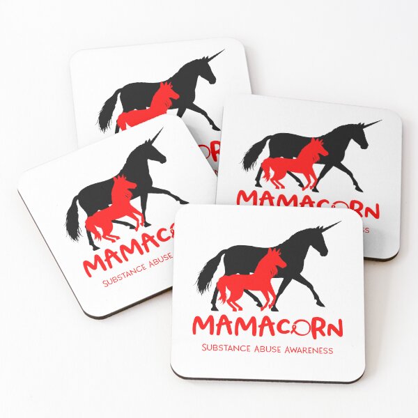 Item preview, Substance Abuse Awareness Mama Unicorn Mamacorn Support Substance Abuse Warrior  designed and sold by RunningShop.