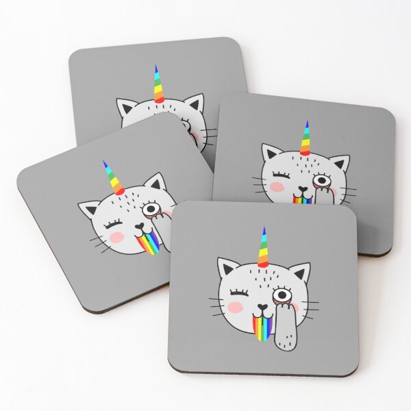 Item preview, Happy Puppycat with rainbow designed and sold by TVstuff.