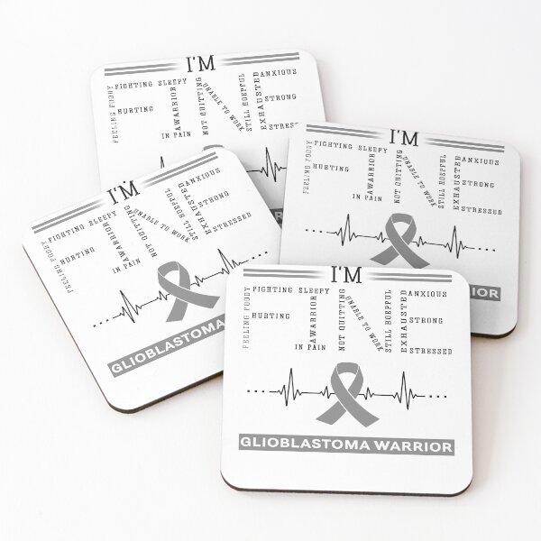 Item preview, I'm Fine Glioblastoma Warrior Support Glioblastoma Awareness Gifts designed and sold by rechardtee.
